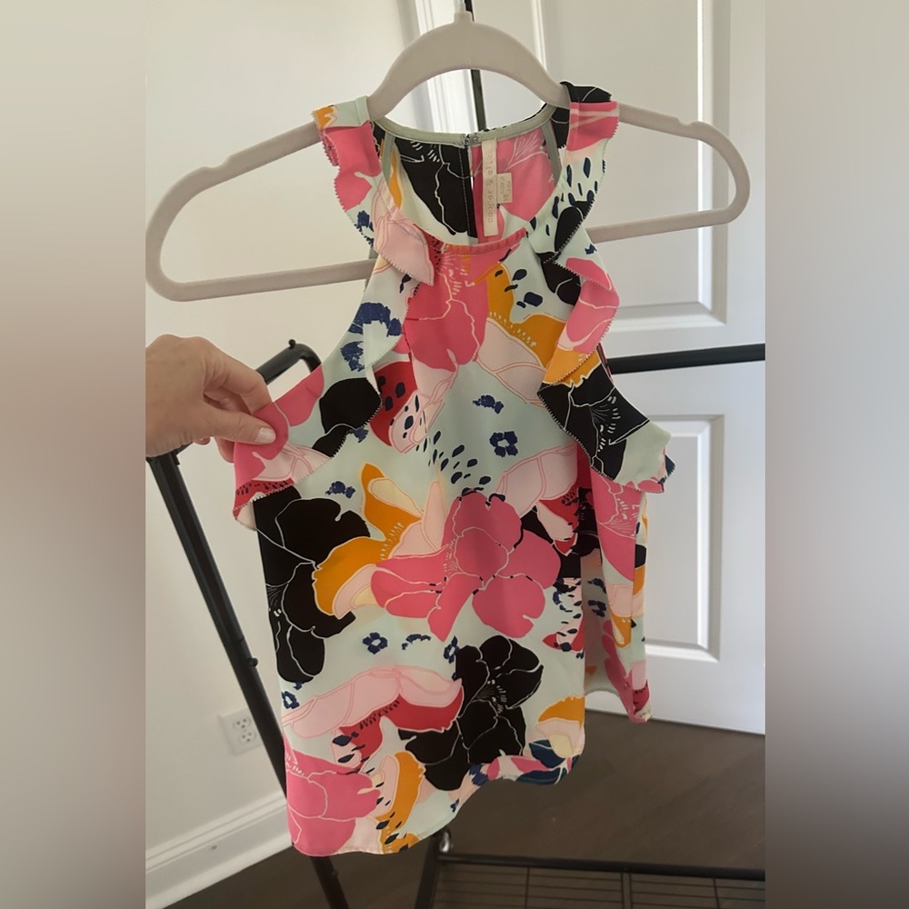 Cooper & Ella floral camisole top- XS